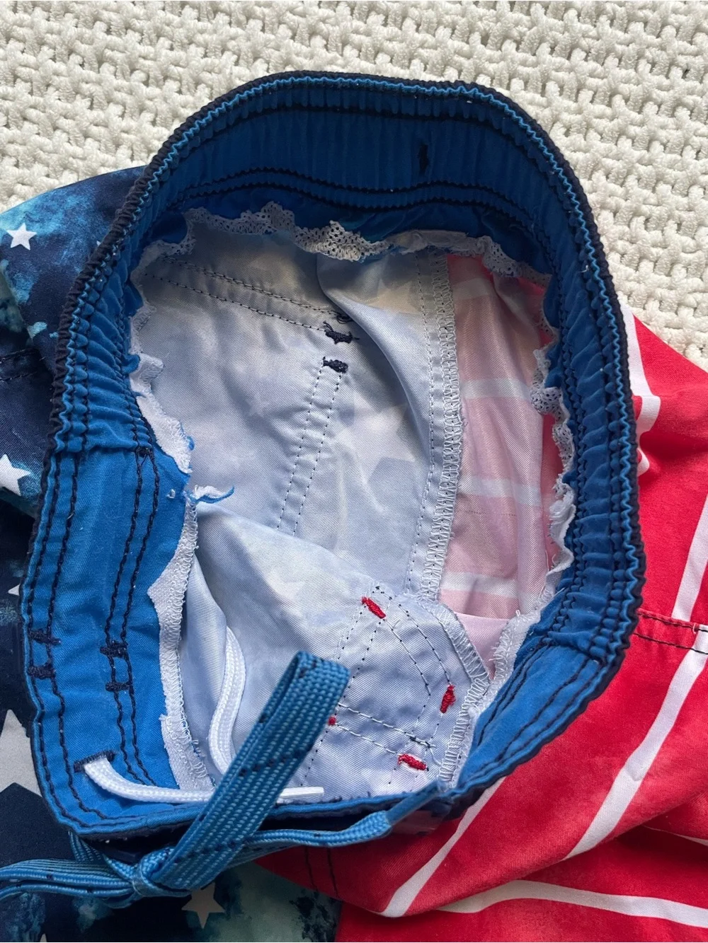 Cat & Jack Toddler Boys' American Flag Swim Trunks 🇺🇸